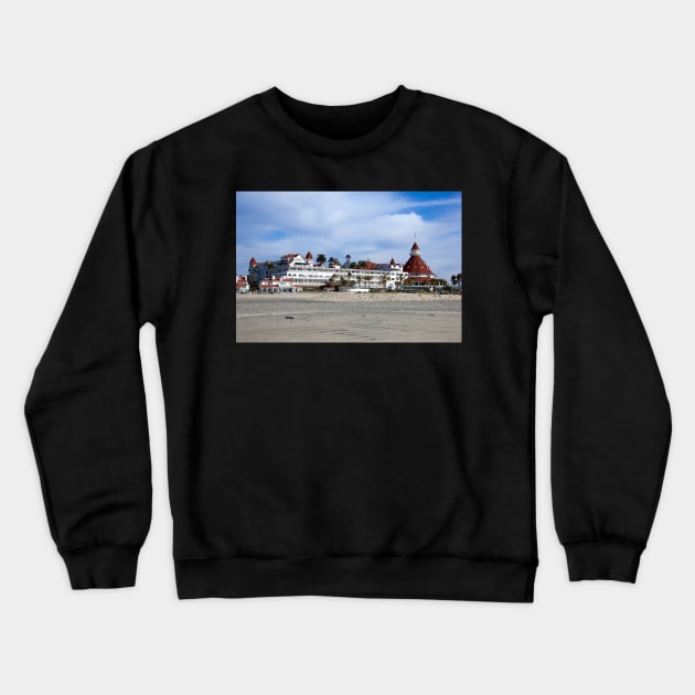 Hotel Del Coronado Crewneck Sweatshirt by randymir